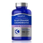 Piping Rock Glucosamine Chondroitin with Turmeric & MSM 180 Caplets in bd