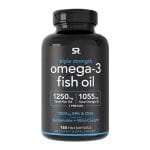 Sports Research Triple Strength Omega-3 Fish Oil 150 Softgels in bd