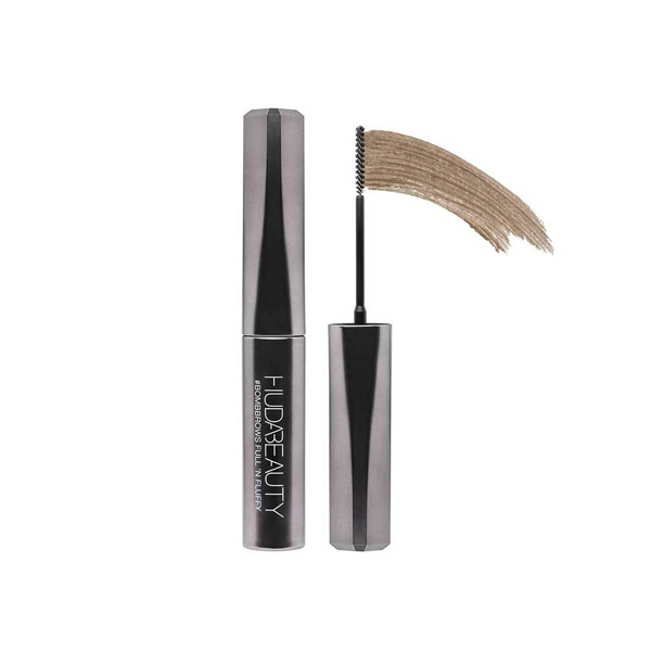 Huda Beauty Bome Brows Full ‘n Fluffy Fiber Gel- Rich Brown in bd