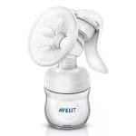 Manual breast pump with bottle in bd