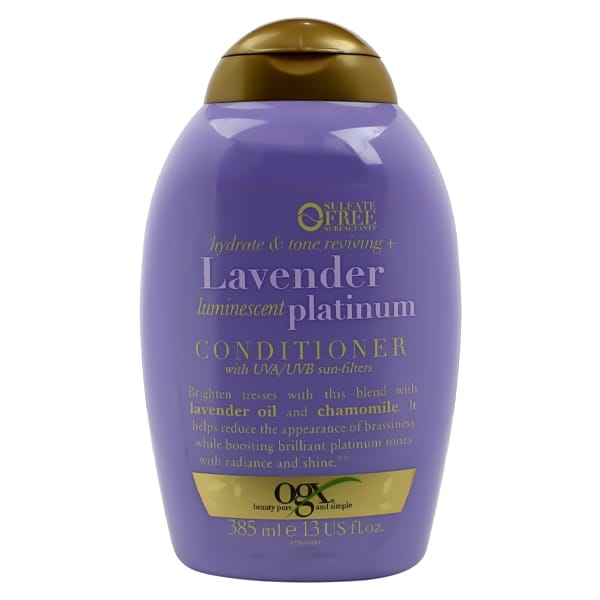 Ogx Hydrate & Color Reviving Plus Lavender Platinum Conditioner 385ml in bd