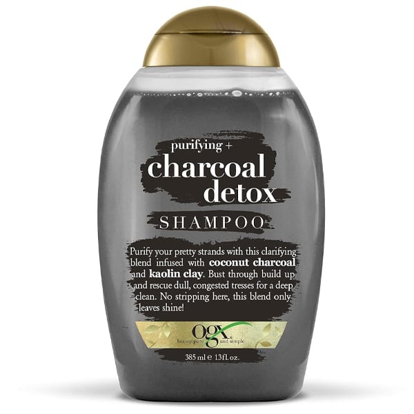 Ogx Purifying + Charcoal Detox Shampoo 385ml in bd