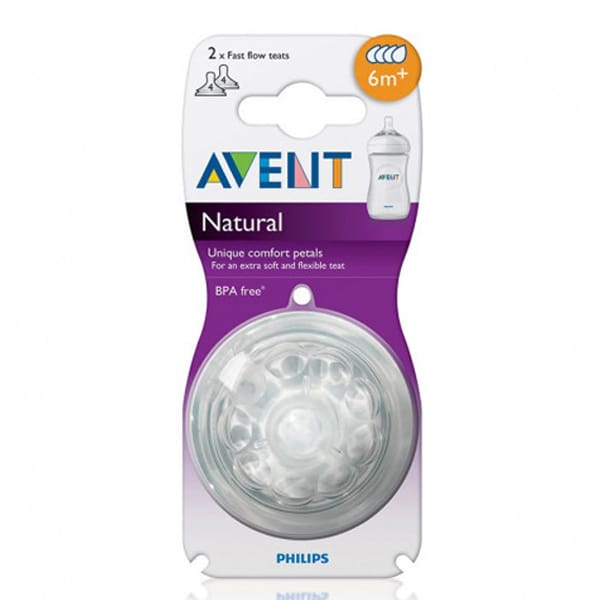 Philips Avent Natural Nipples From 6+ Months Philips Avent Natural Nipples From 6+ Months in bd