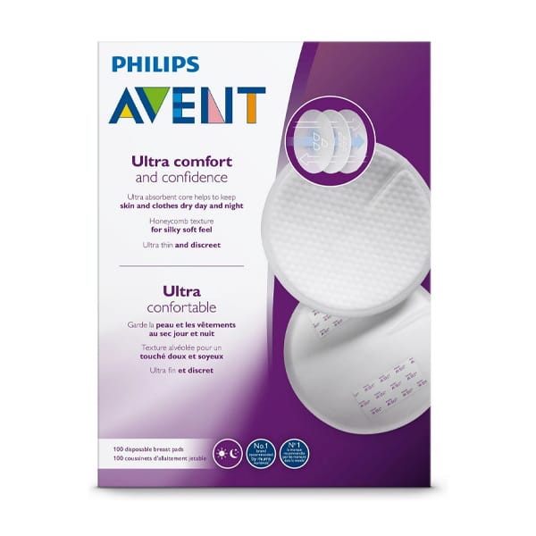 Philips Avent Ultra Comfort Disposable Day & Night Breast Pads 24pk in bd