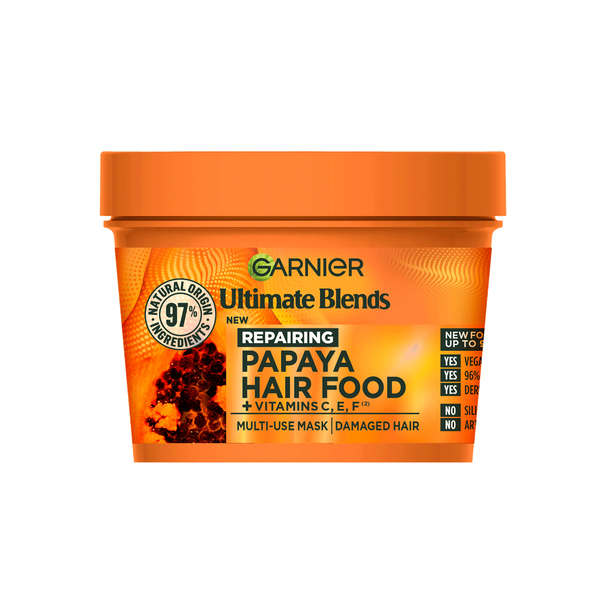 Garnier PAPAYA AND ALMA HAIR FOOD 390ml