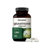 Naturebell Glutathione Reduced (1,000 mcg) – 180 capsules