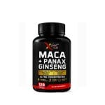 X Gold Health Maca Root Extract With Korean Panax Ginseng Extract - 120 Veggie Capsules