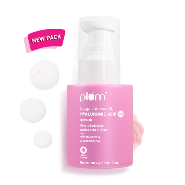 Plum 2% Hyaluronic Acid Face Serum with Bulgarian Rose 30ml Plum 2% Hyaluronic Acid Face Serum with Bulgarian Rose 30ml