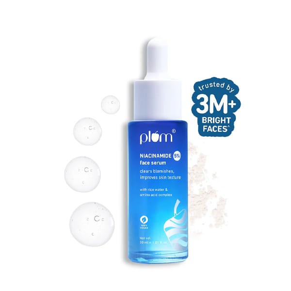 Plum 5% Niacinamide Face Serum With Rice Water 30ml