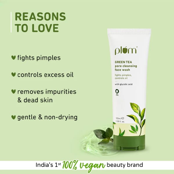Plum Green Tea Pore Cleansing Face Wash 100ml