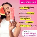 Watermelon + Vitamin C Gel Face Wash for Glowing Skin