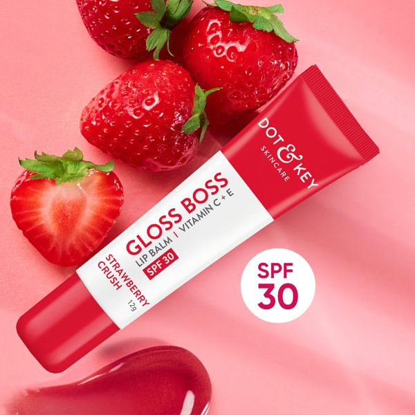 Dot & Key Vitamin C + E Lip Blam SPF 30 Strawberry Crush High Tinted 12G