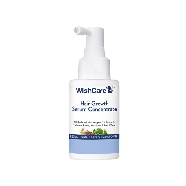 Wishcare Hair Growth Serum Concentrate With 3% Redensyl, 4% Anagain, Rice Water, Biotin 30ml