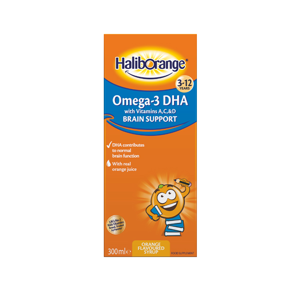 Haliborange Omega-3 DHA with Vitamin A, C & D 300ml
