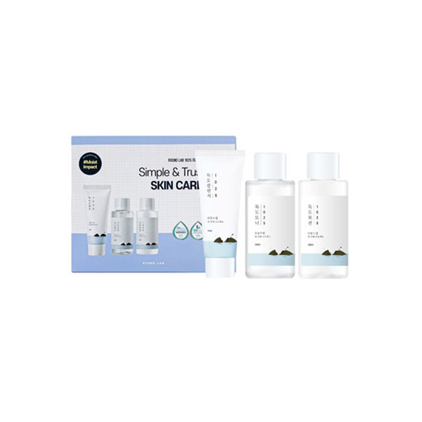 ROUND LAB On The Go Kit (Cleanser 40ml + Toner 50ml + Lotion 50ml)
