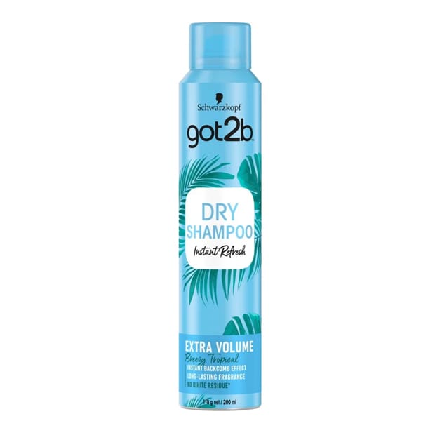 Schwarzkopf Got2b Instant Refresh Breezy Tropical Extra Volume Dry Shampoo 200ml Schwarzkopf Got2b Instant Refresh Breezy Tropical Extra Volume Dry Shampoo 200ml
