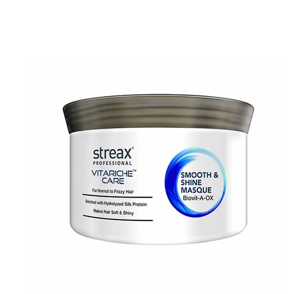 Streax Professionals Smooth & Shine Masque for Normal to Dry and Frizzy Hair (500gm) Streax Professionals Smooth & Shine Masque for Normal to Dry and Frizzy Hair (500gm)