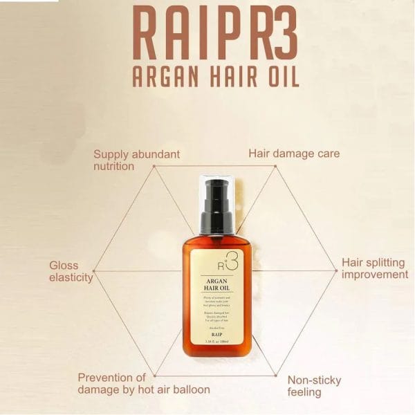 RAIP R3 Argan Hair Oil – 100ml