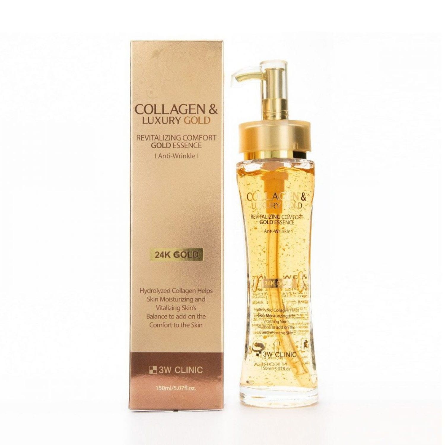 3W-Clinic-Collagen-Luxury-Gold-Revitalizing-Comfort-Gold-Essence-150ml.jpg 3W Clinic Collagen & Luxury Gold Revitalizing Comfort Gold Essence 150ml – UpShopBD