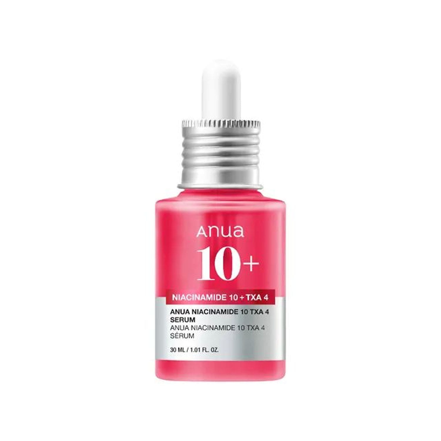 ANUA-NIACINAMIDE-10-TXA-4-SERUM-30ml.jpg ANUA Niacinamide 10% + TXA 4% Serum 30ml brightens skin, fades dark spots, and evens tone for a clear, radiant complexion.