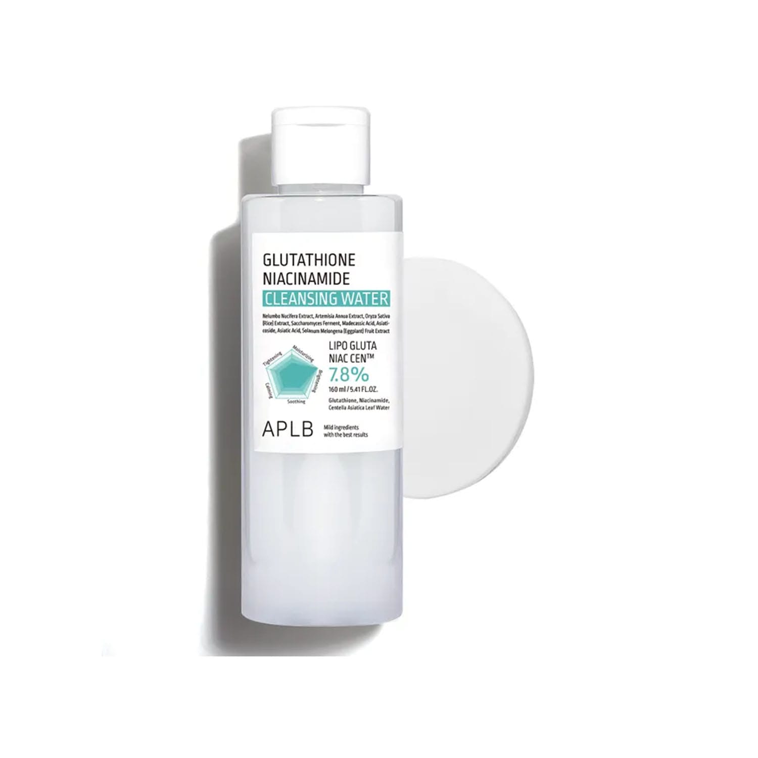 APLB-Glutathione-Niacinamide-Cleansing-Water-160ml.jpg APLB Glutathione Niacinamide Cleansing Water 160ml - Image 1