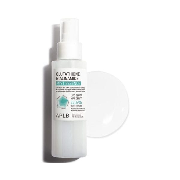 Brighten and even out your skin tone with APLB Glutathione Niacinamide Mist Essence 105ml. Reduces dark spots, boosts radiance, and keeps skin refreshed all day. Shop now at UpShopBD.