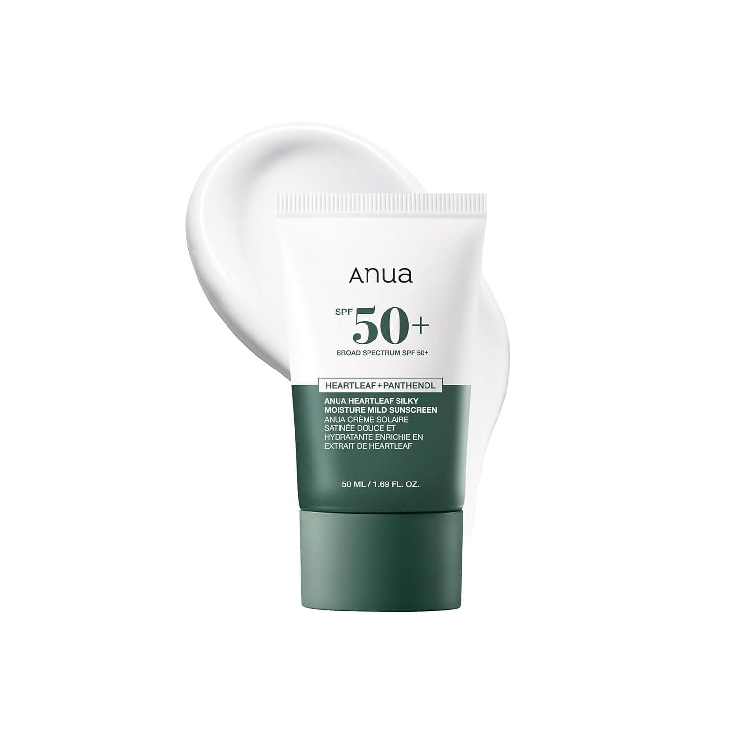 Anua-Heartleaf-Silky-Moisture-Sunscreen-50ml.jpg Anua Heartleaf Silky Moisture Sunscreen 50ml - Image 1