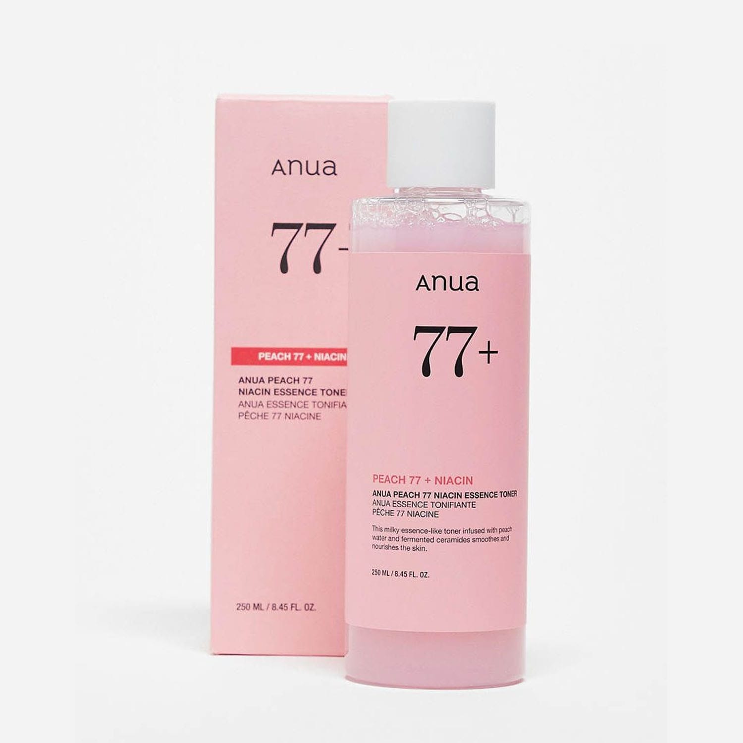 Anua-Peach-77-Niacin-Essence-Toner-250ml.jpg Anua Peach 77 Niacin Essence Toner 250ml - Image 1