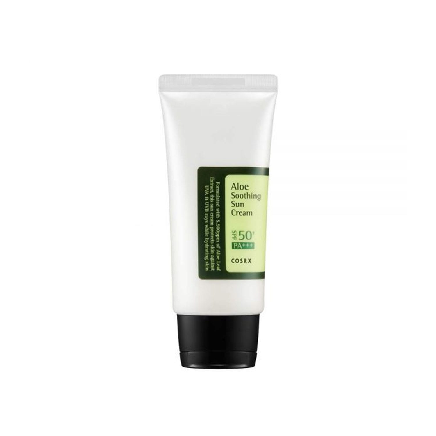 COSRX-Aloe-Soothing-Sun-Cream-SPF50-PA-50ml.jpg COSRX Aloe Soothing Sun Cream SPF50+ PA+++ 50ml - Image 1