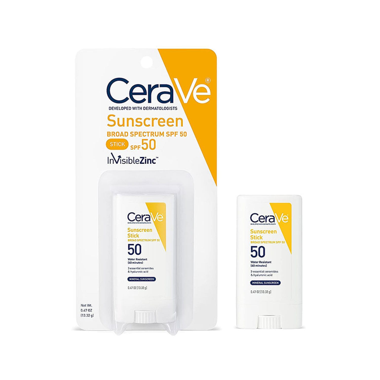 CeraVe-Sunscreen-Stick-Broad-Spectrum-SPF-50-13.32gm.jpg CeraVe Sunscreen Stick Broad Spectrum SPF 50 (13.32gm) - Image 1