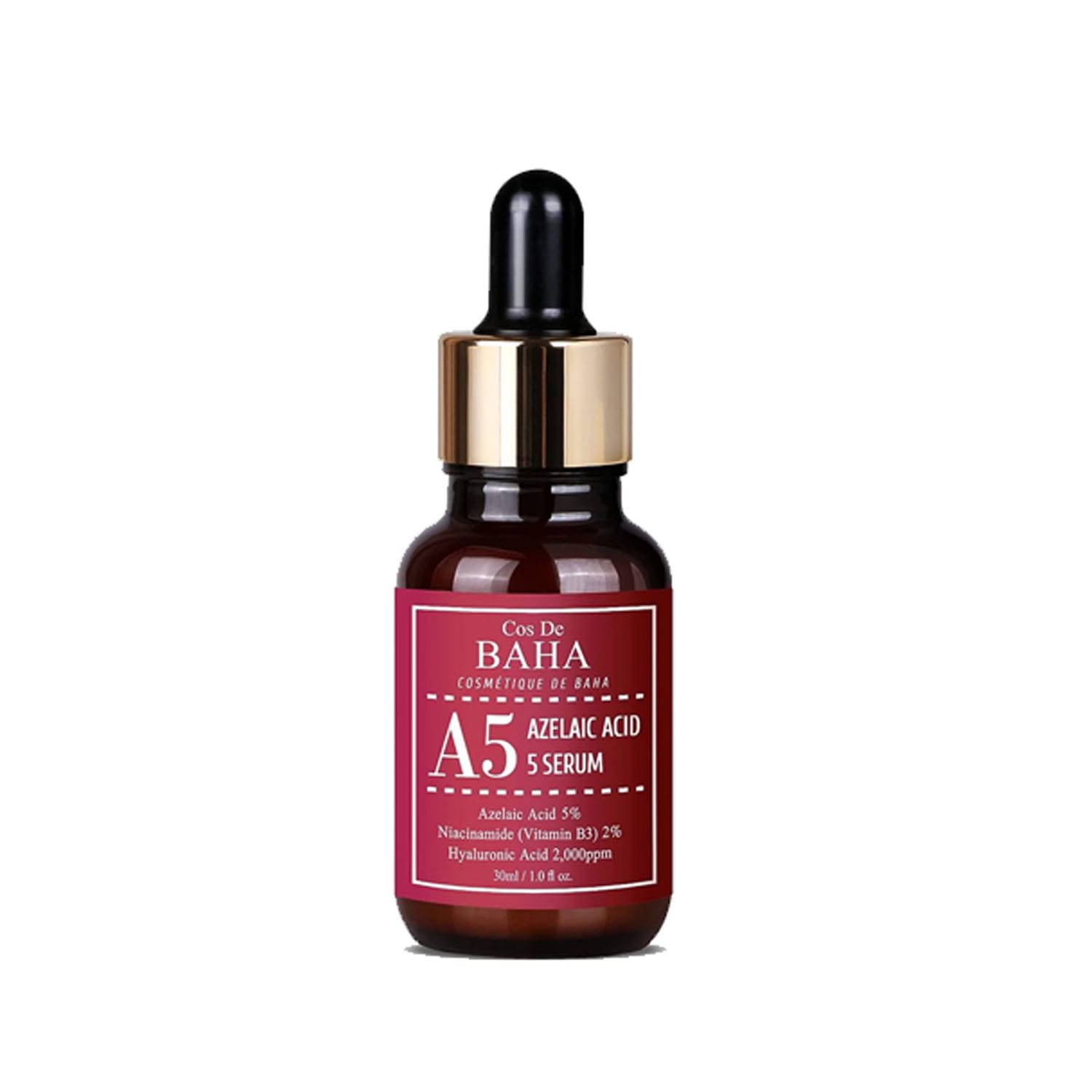 Cos-De-BAHA-A5-Azelaic-Acid-5-Serum-30-ml.jpg Cos De BAHA A5 Azelaic Acid 5% Serum 30 ml - Image 1