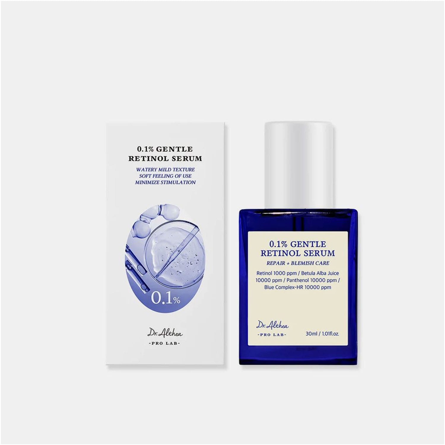 Dr.Althea-0.1-Gentle-Retinol-Serum-30ml.jpg Dr.Althea 0.1% Gentle Retinol Serum 30ml - Image 1