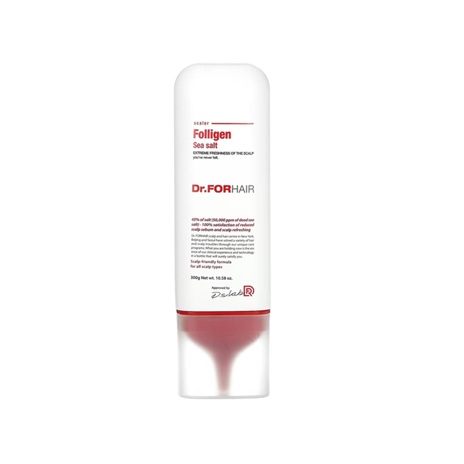 Dr.FORHAIR-Folligen-Sea-Salt-Scaler-300ml.jpg Dr.FORHAIR Folligen Sea Salt Scaler 300ml - Image 1