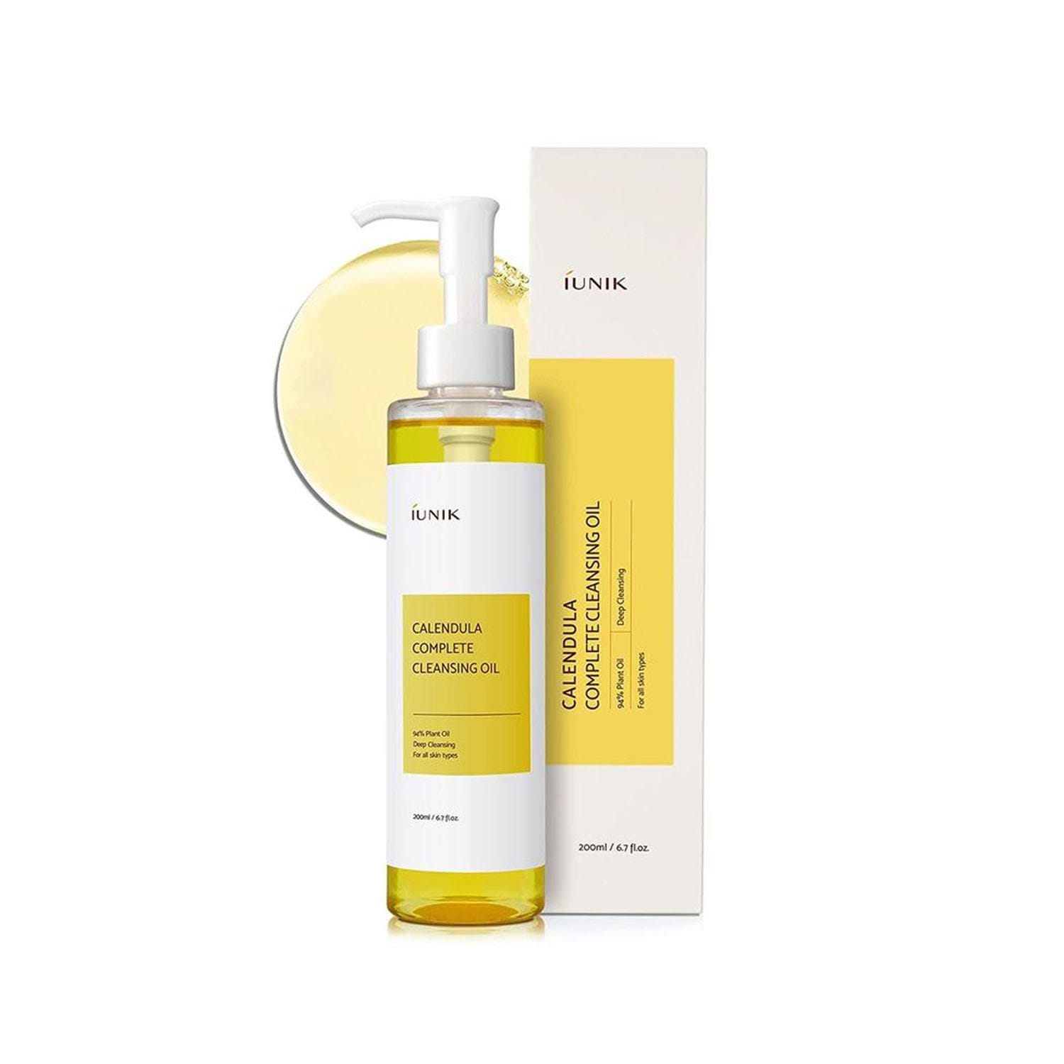 IUNIK-CALENDULA-COMPLETE-CLEANSING-OIL-200ML.jpg IUNIK CALENDULA COMPLETE CLEANSING OIL 200ML - Image 1