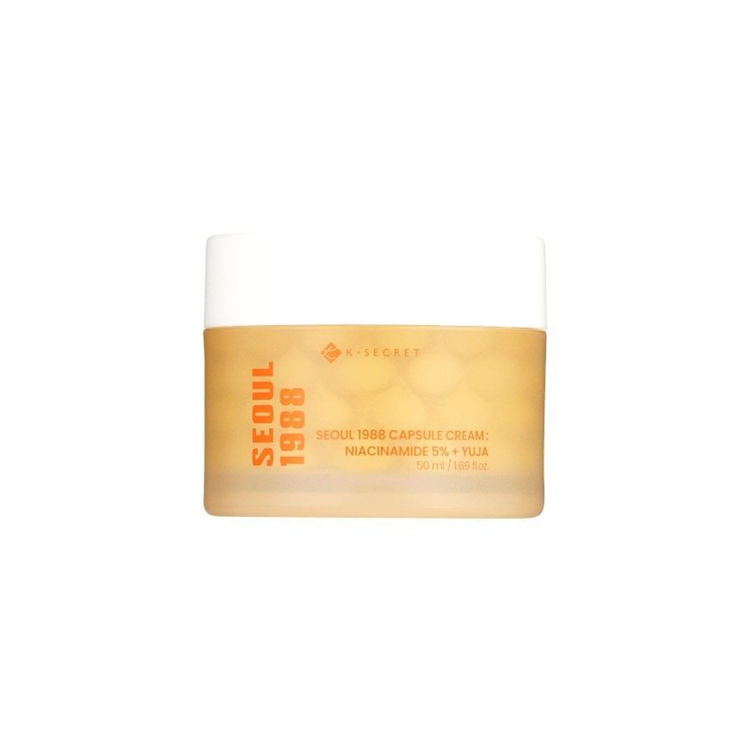 KSECRET-SEOUL-1988-Capsule-Cream-Niacinamide-5-Yuja-50ml.jpg KSECRET SEOUL 1988 Capsule Cream Niacinamide 5% + Yuja 50ml - Image 1