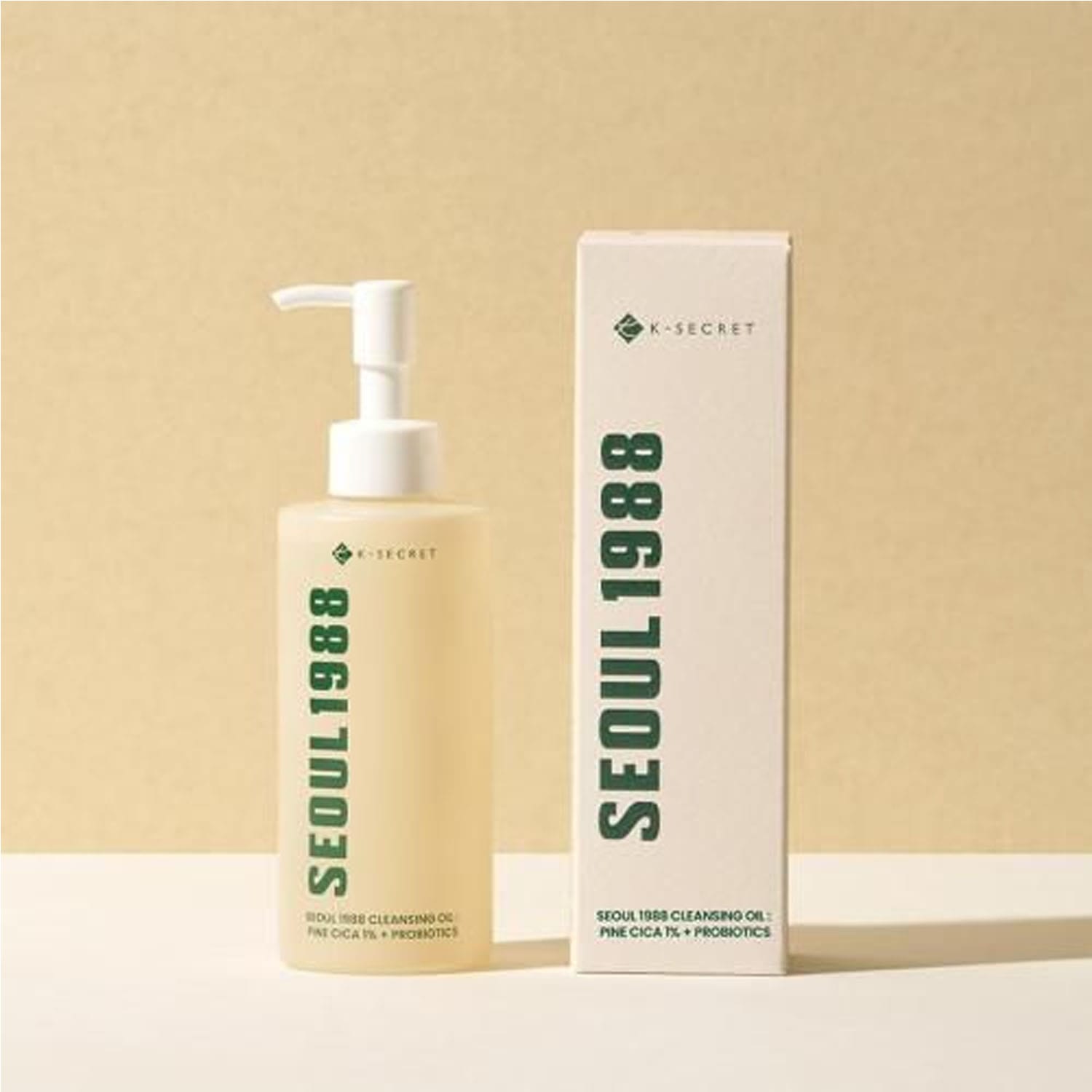 KSECRET-SEOUL-1988-Cleansing-Oil-Pine-Cica-1-Probiotics-200ml.jpg KSECRET SEOUL 1988 Cleansing Oil : Pine Cica 1% + Probiotics 200ml - Image 1