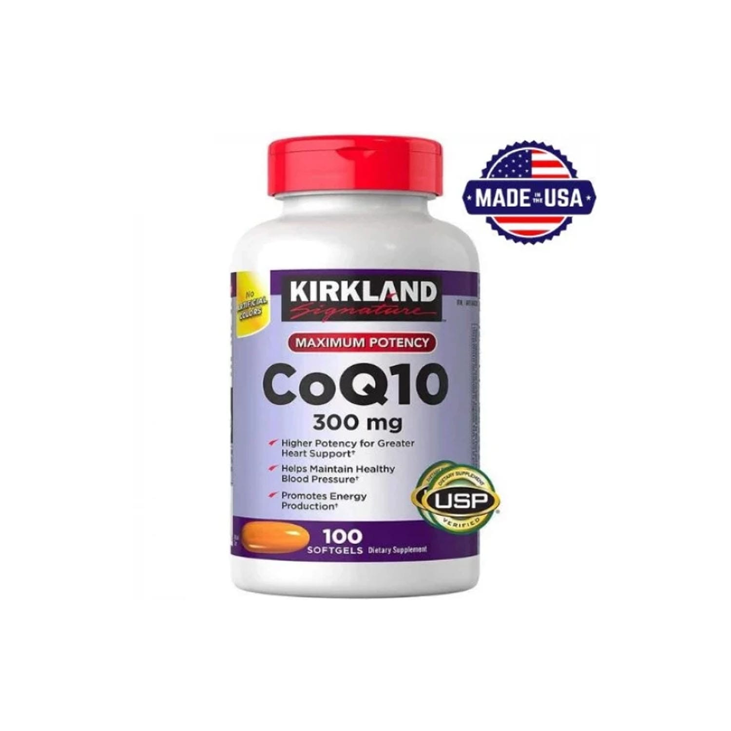 Kirkland-Signature-CoQ10-300mg-100-Softgels.jpg Kirkland Signature CoQ10 300mg 100 Softgels - Image 1