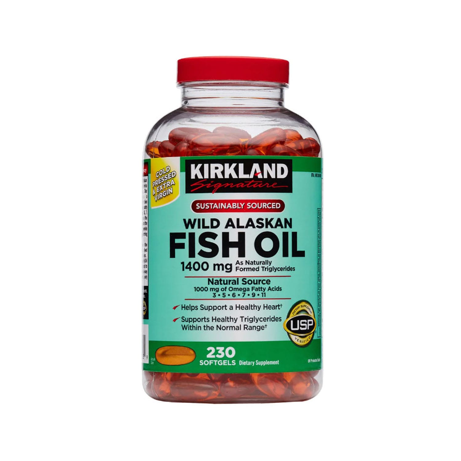 Kirkland-Signature-Wild-Alaskan-Fish-Oil-1400-mg-–-230-Capsule.jpg Kirkland Signature Wild Alaskan Fish Oil 1400 mg – 230 Capsule - Image 1
