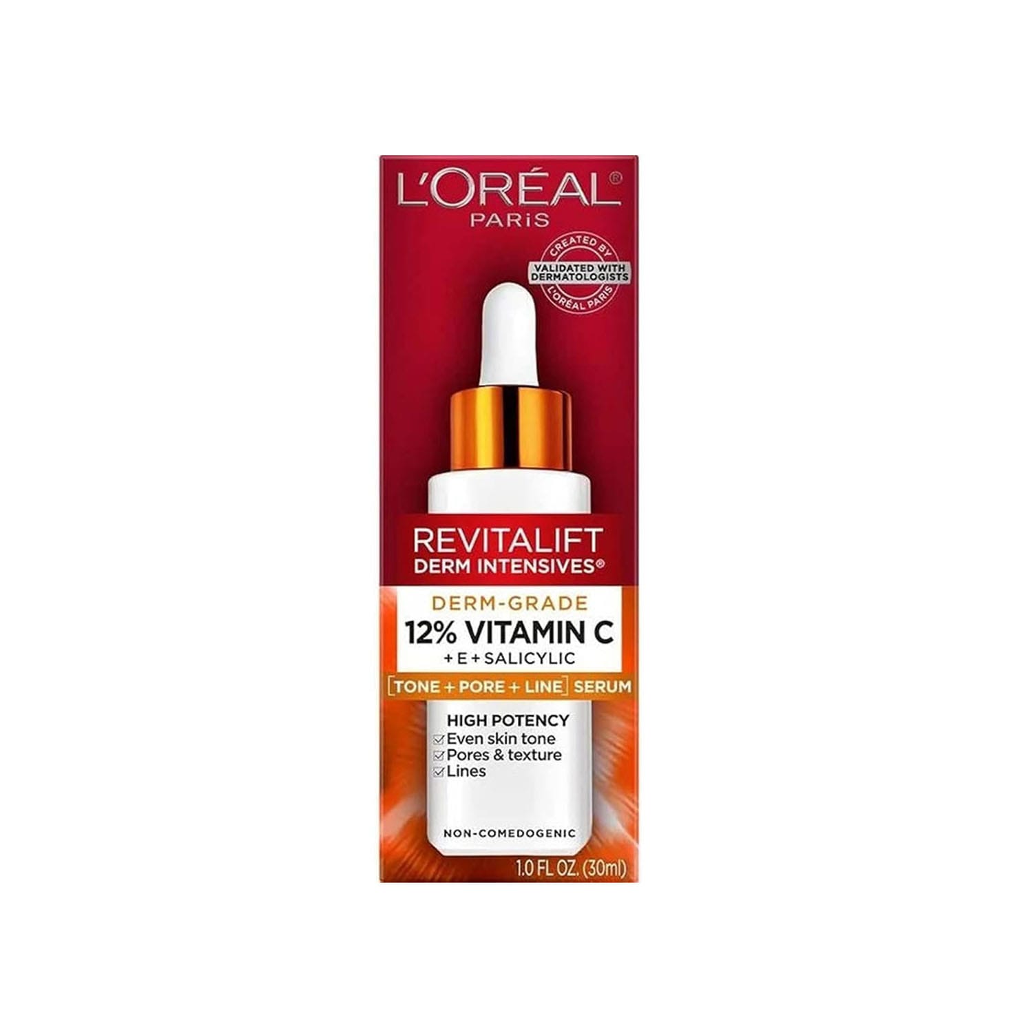 LOreal-Paris-Revitalift-Derm-Intensives-Derm-Grade-12-C-Serum-–-30ml.jpg L’Oreal Paris Revitalift Derm Intensives Derm Grade 12% C Serum – 30ml - Image 1