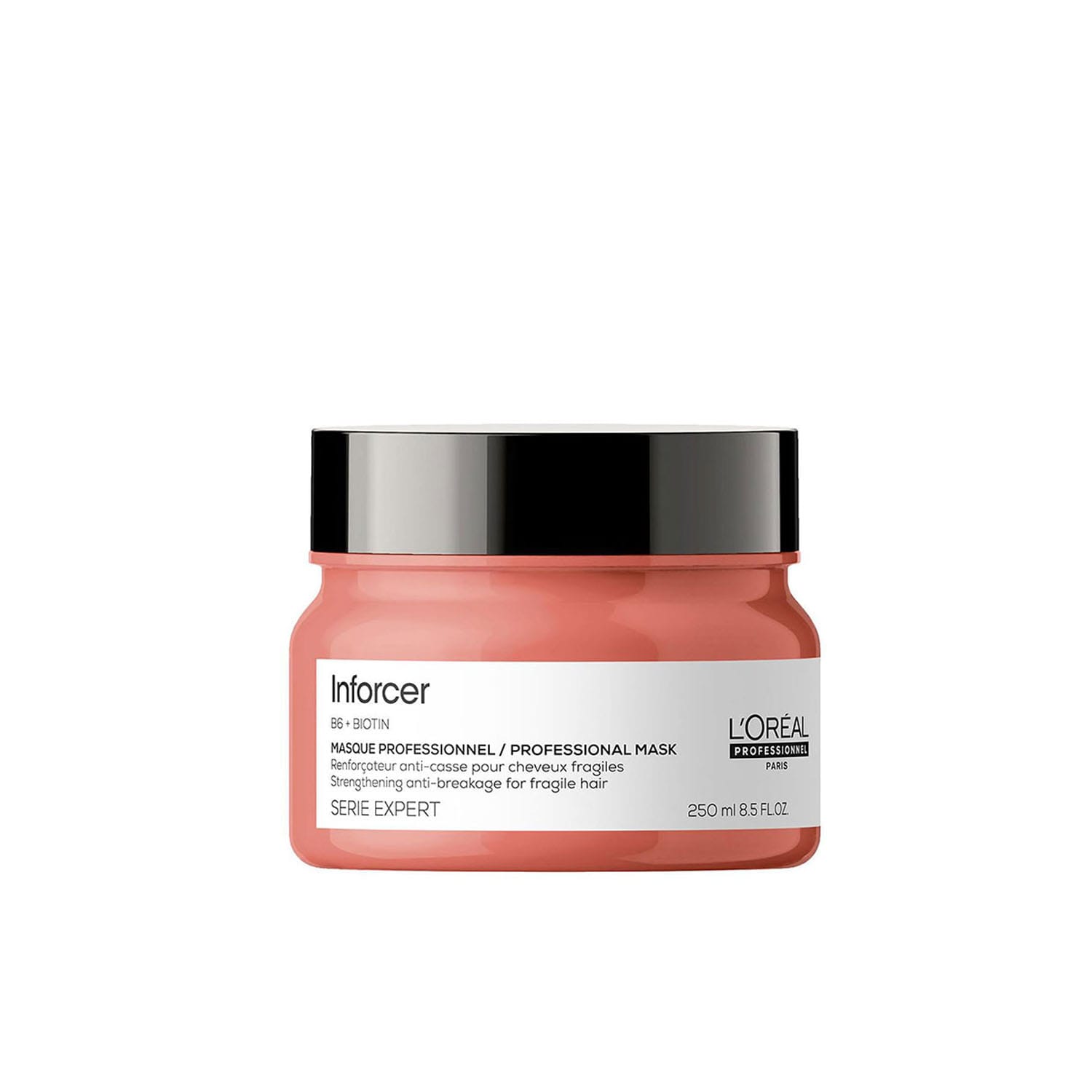 LOreal-Professionnel-Inforcer-Hair-Mask-with-Vitamin-B6-Biotin-–-250ml.jpg L’Oréal Professionnel Inforcer Hair Mask with Vitamin B6 & Biotin – 250ml - Image 1