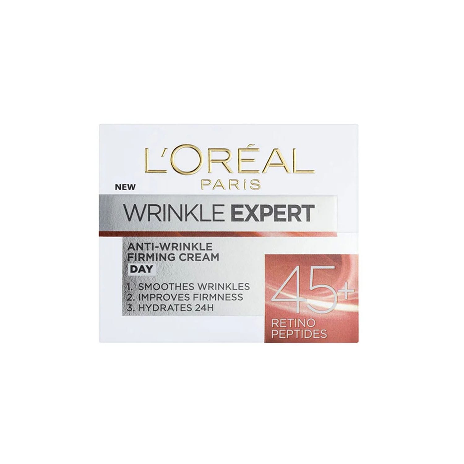 LOreal-Wrinkle-Expert-45-Retino-Peptides-Day-Cream-–-50ml.jpg L’Oreal Wrinkle Expert 45+ Retino Peptides Day Cream – 50ml - Image 1