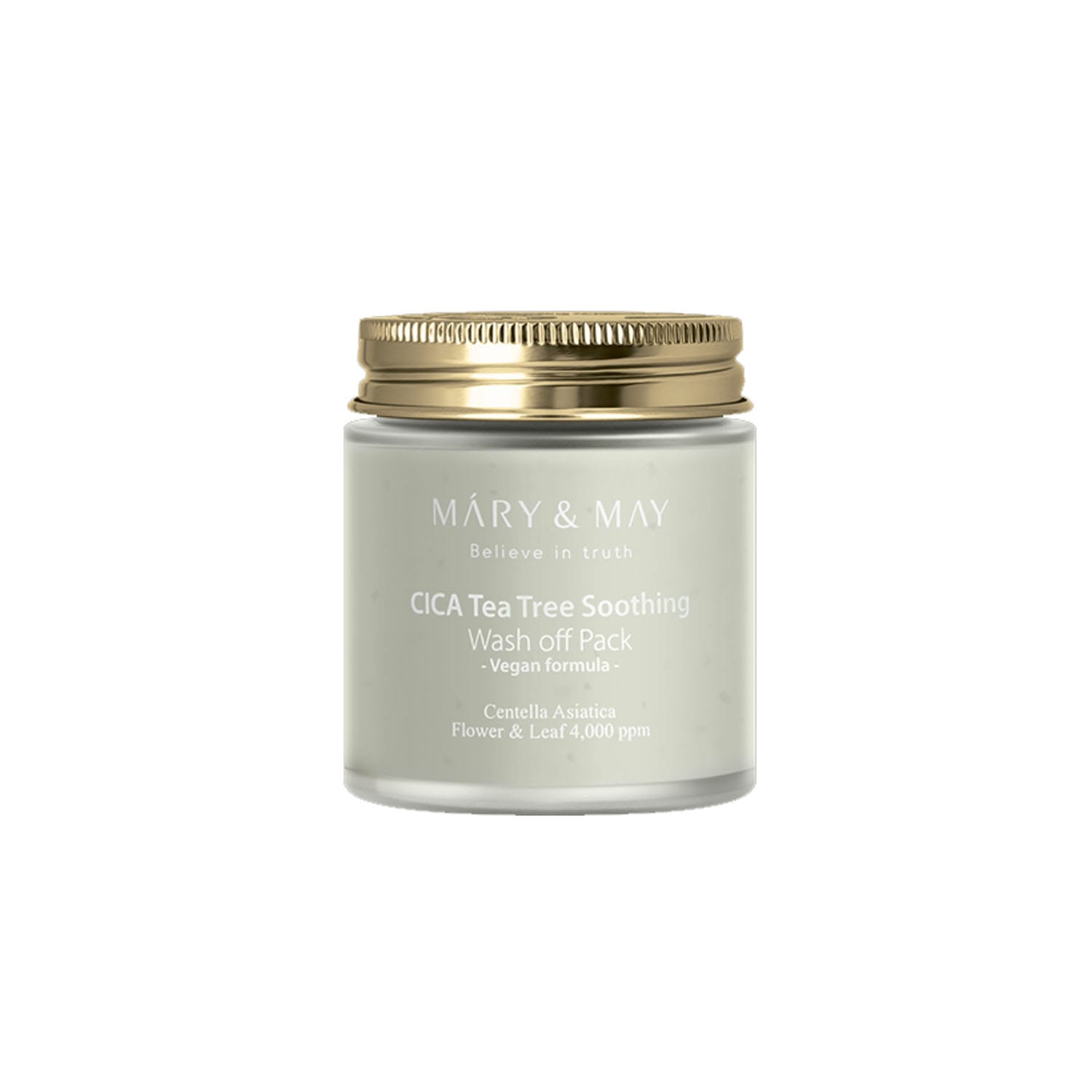 MaryMay-CICA-TeaTree-Soothing-Wash-off-Pack-125g.jpg Mary&May CICA TeaTree Soothing Wash off Pack 125g - Image 1