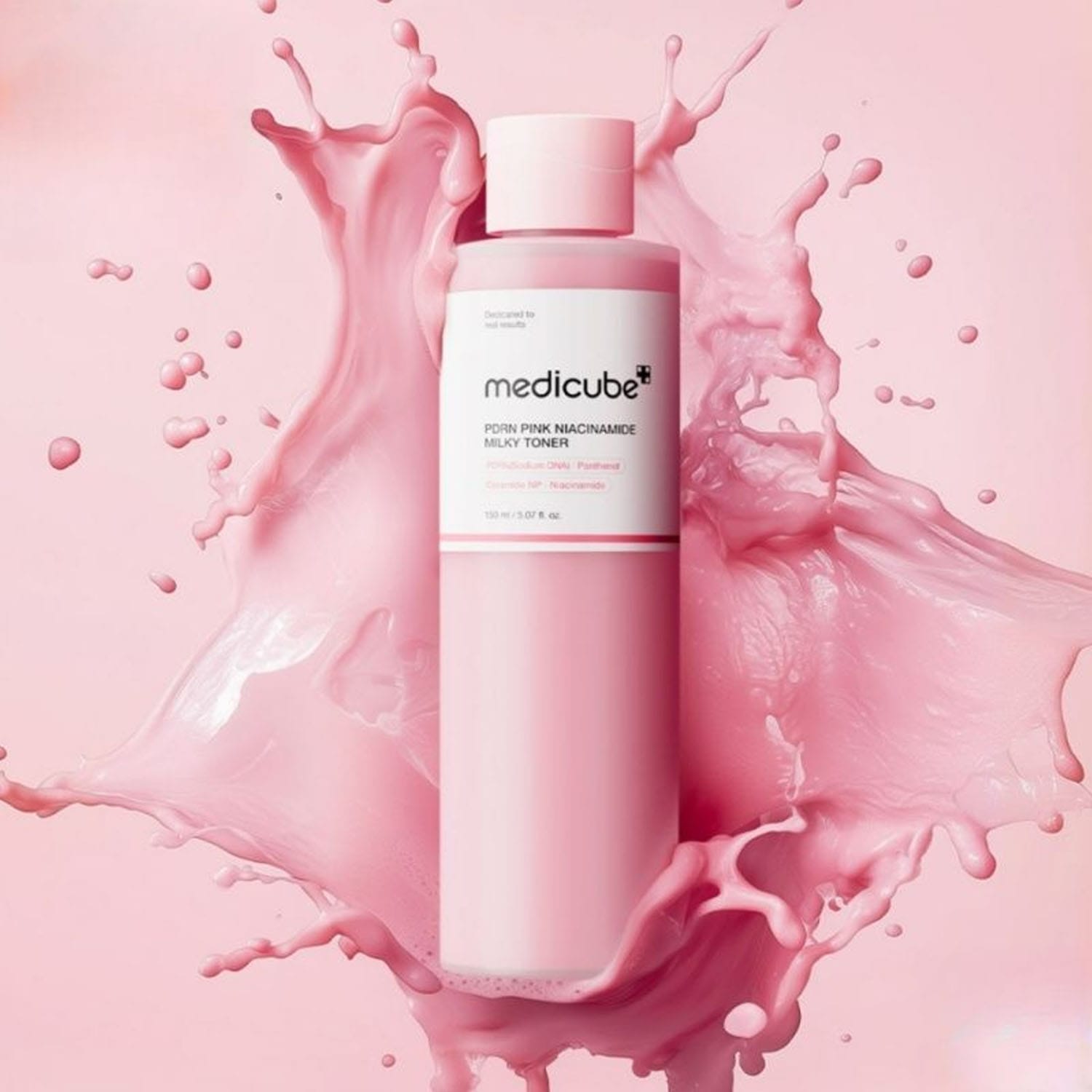 Medicube-PDRN-PINK-NIACINAMAIDE-MILKY-TONER-150ml.jpg Medicube PDRN PINK NIACINAMAIDE MILKY TONER 150ml - Image 1