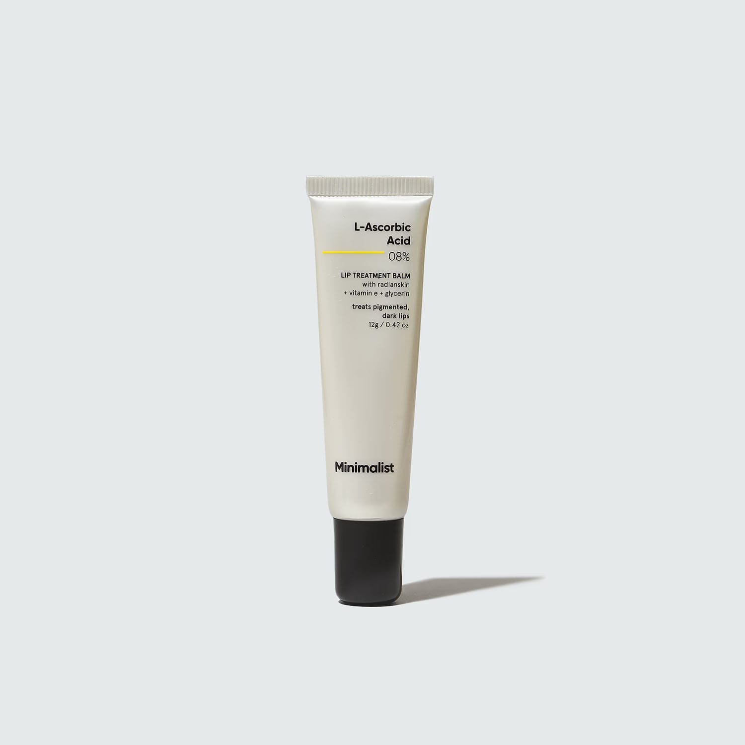Minimalist-8-L-Ascorbic-Acid-Lip-Treatment-Balm-with-Vitamin-E-Radianskin-Glycerine-for-Pigmented-Dark-Lips-12-gm.jpg Minimalist 8% L-Ascorbic Acid Lip Treatment Balm with Vitamin E, Radianskin & Glycerine for Pigmented & Dark Lips 12 gm - Image 1