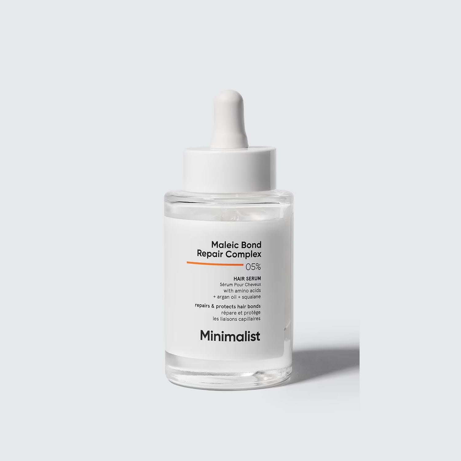 Minimalist-Maleic-Bond-Repair-Complex-05-Hair-Serum-50ml.jpg Minimalist Maleic Bond Repair Complex 05% Hair Serum- 50ml - Image 1