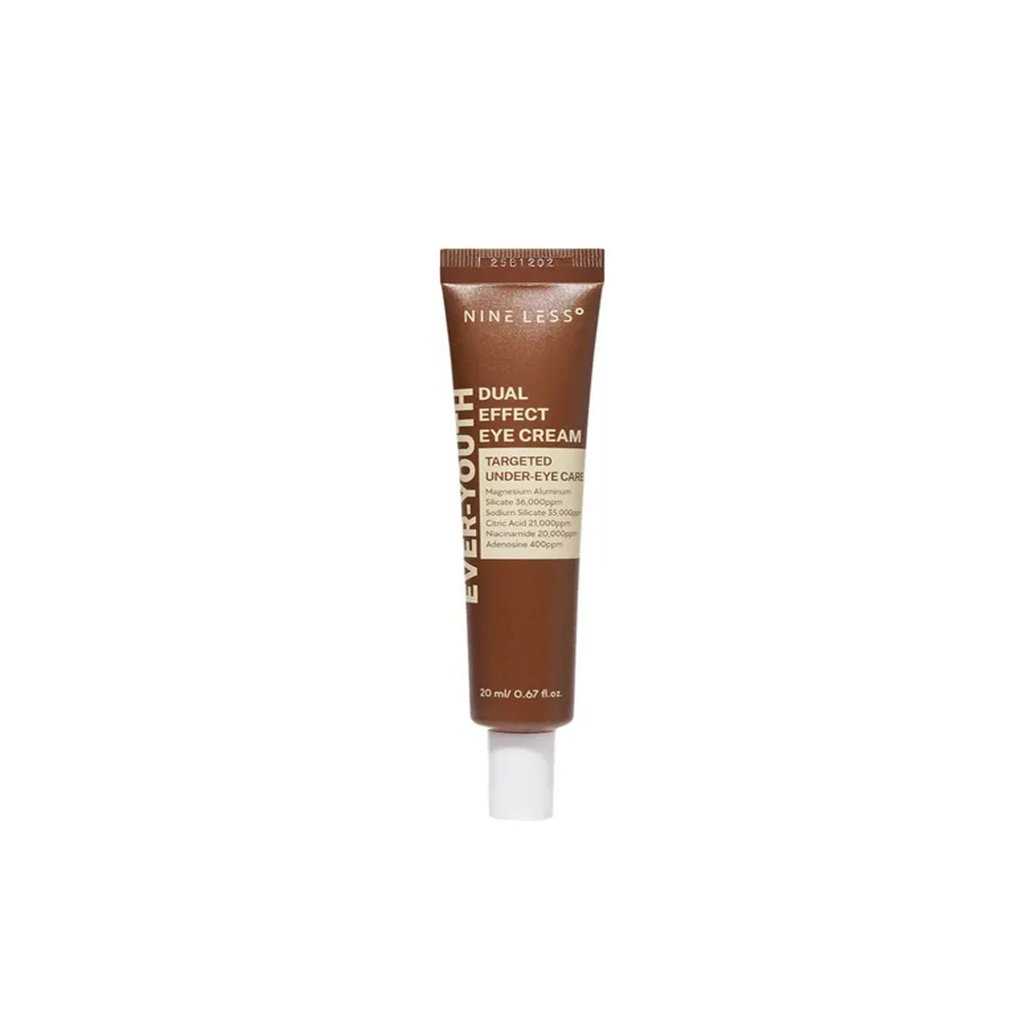NINE-LESS-Ever-Youth-Dual-Effect-Eye-Cream-20ml.jpg NINE LESS Ever-Youth Dual Effect Eye Cream 20ml - Image 1