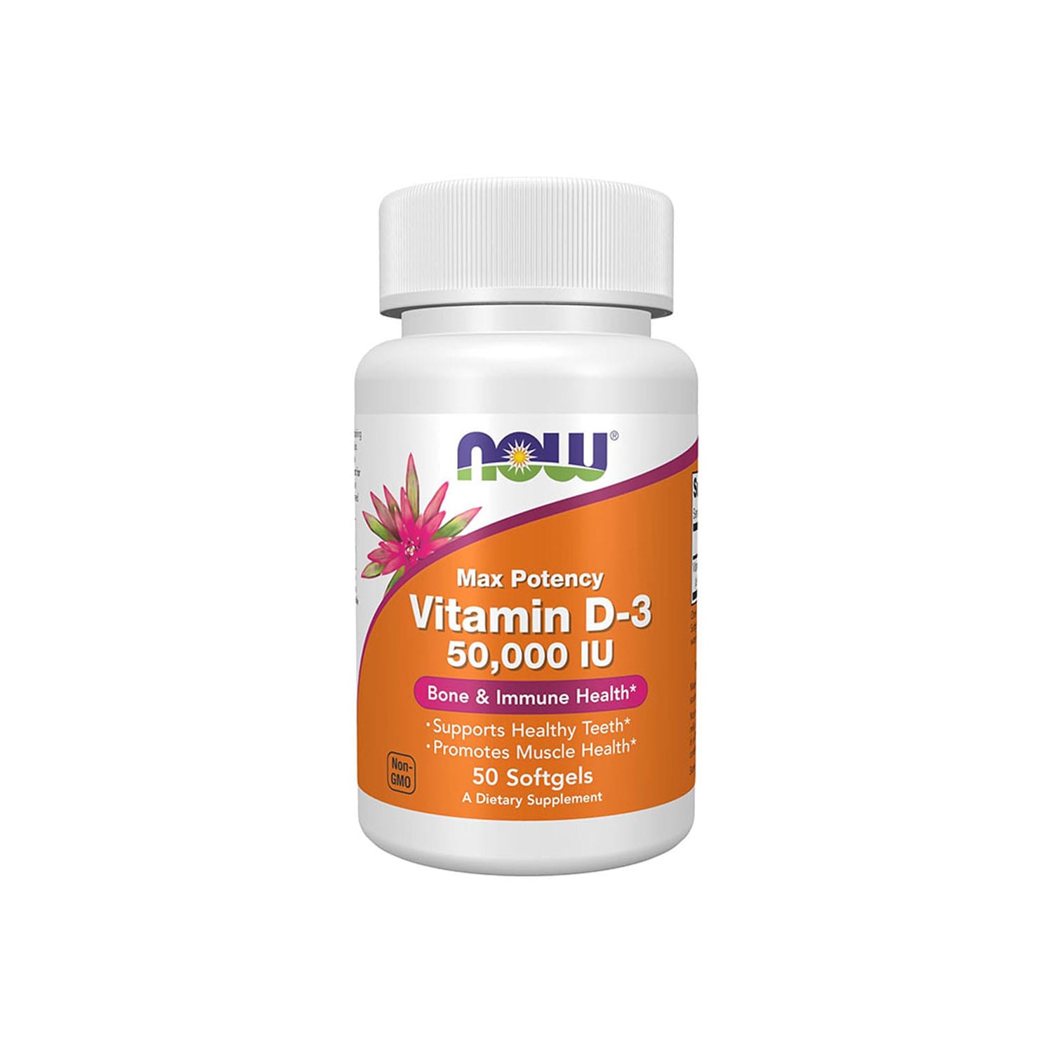 NOW-Foods-Vitamin-D-3-50000-IU-–-50-Softgels.jpg NOW Foods Vitamin D-3 50000 IU – 50 Softgels - Image 1