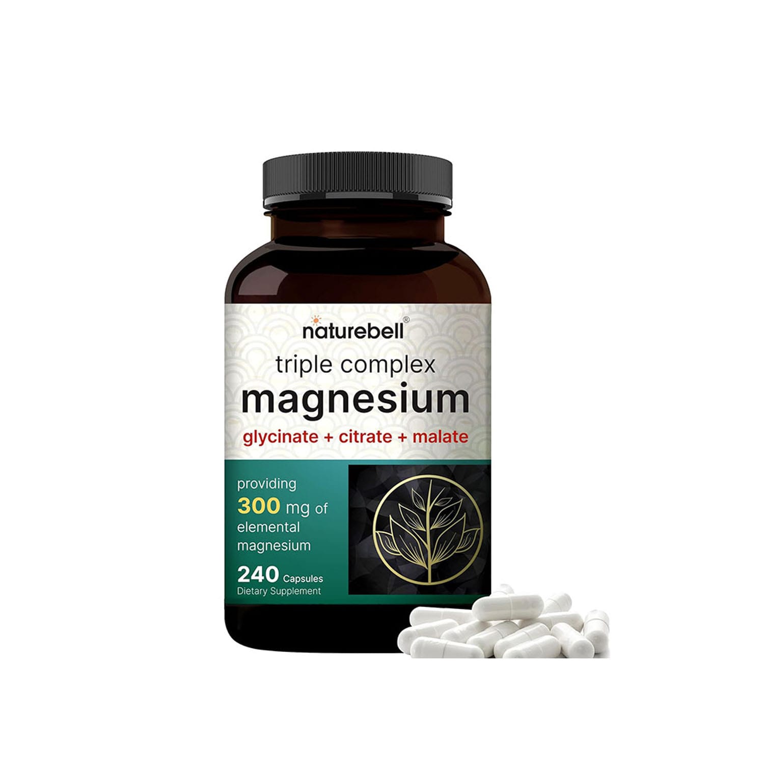 NatureBell-Triple-Complex-Magnesium-–-240-Capsules.jpg NatureBell Triple Complex Magnesium – 240 Capsules - Image 1