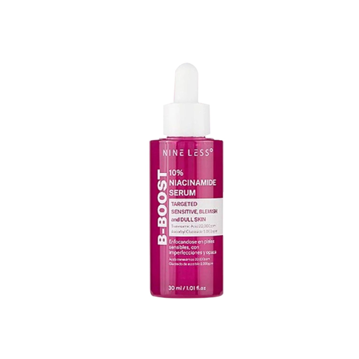Nineless-B-Boost-10-Niacinamide-Serum-30ml.jpg Nineless B-Boost 10% Niacinamide Serum 30ml - Image 1
