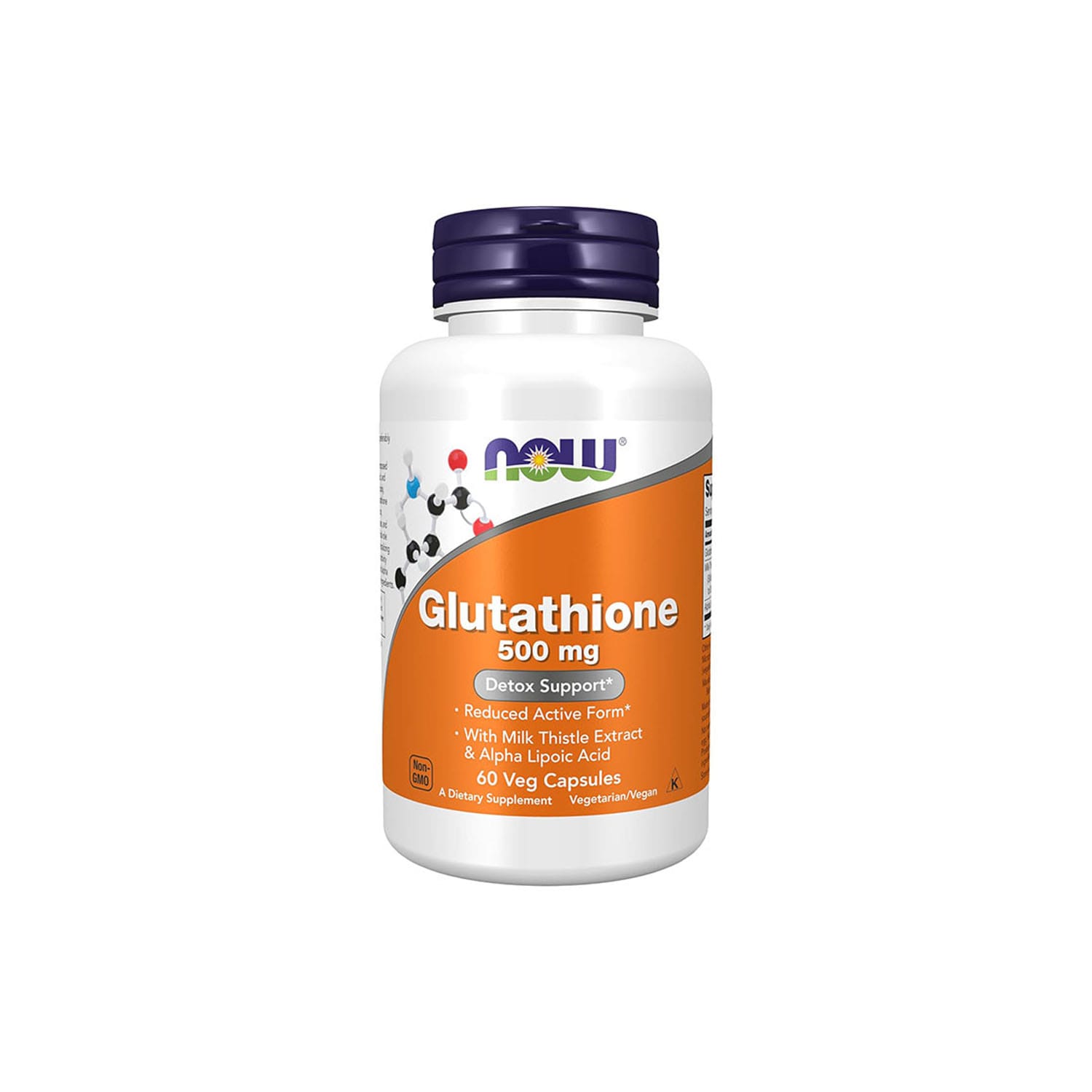Now-Glutathione-500-mg-–-60-veg-Capsules.jpg Now Glutathione 500 mg – 60 veg Capsules - Image 1